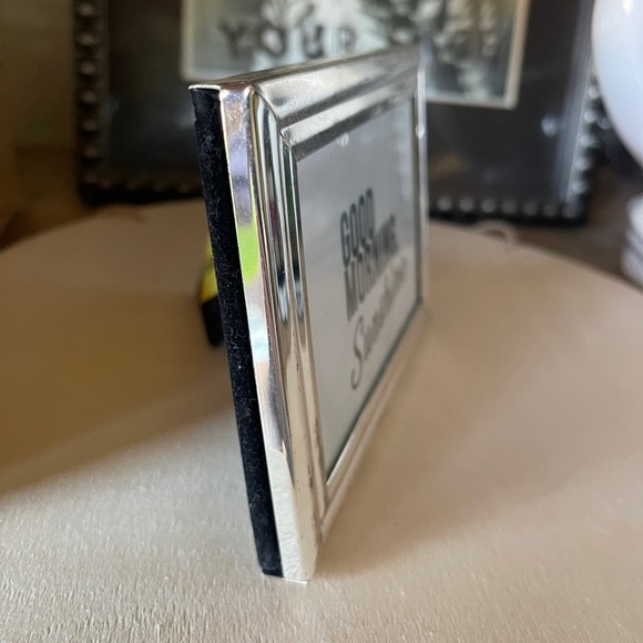 3.5 x 5 silver frame original art good morning sunshine bedroom art living room - Picture 6 of 8